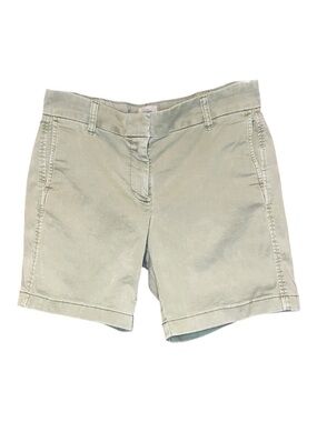 J. Crew 7” Stretch Chino Olive Shorts Size 6